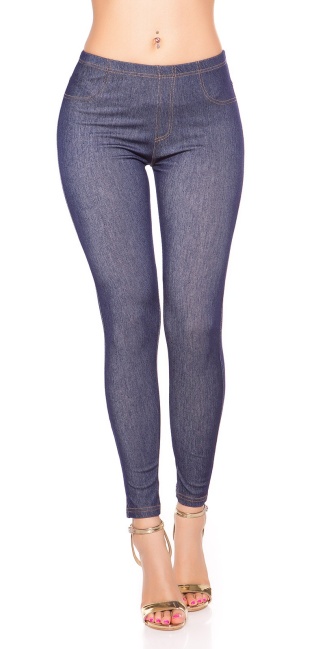 Jeggings with pockets Blue